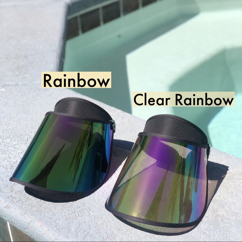 Summer Protective Face Shield Visor Rainbow Mirro… - image 8
